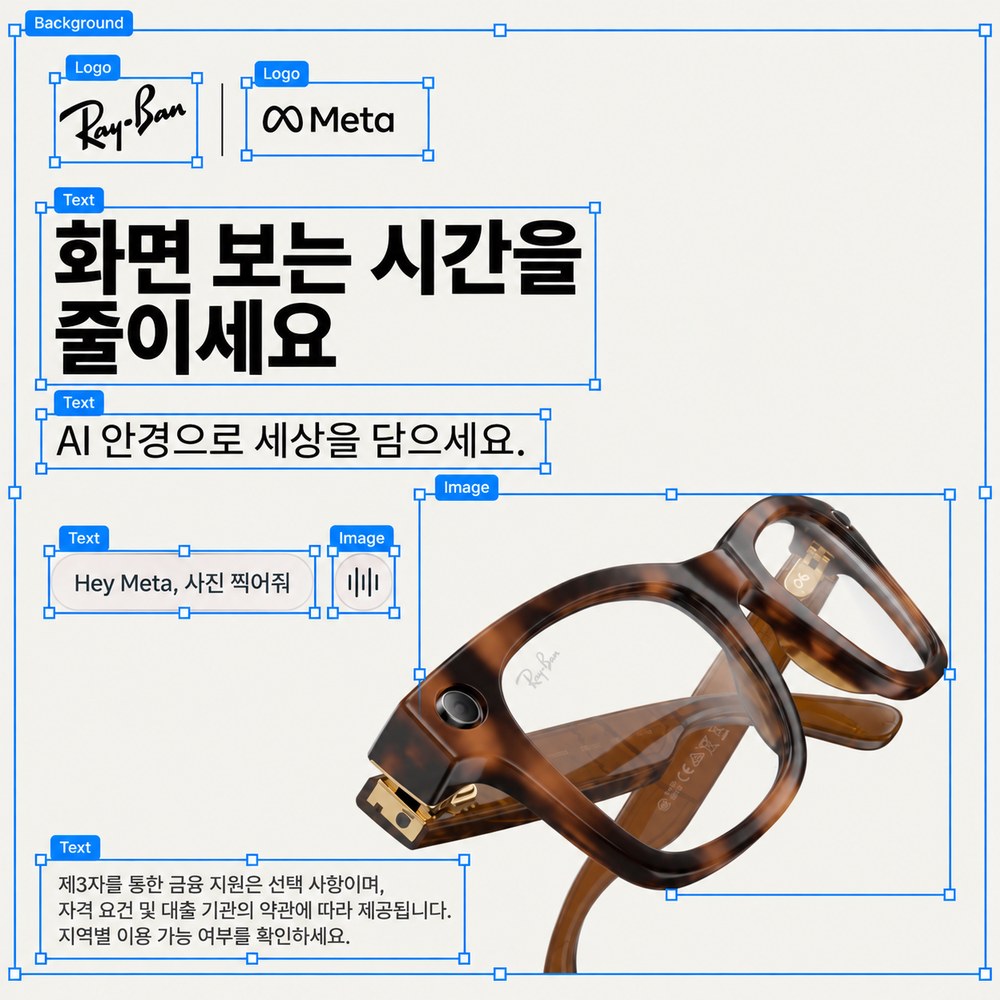 요소별 편집 화면